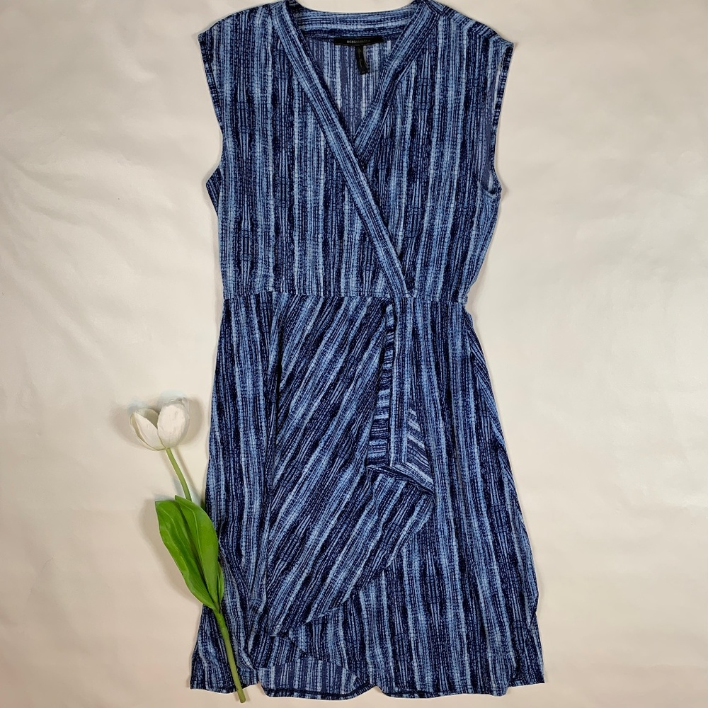 BCBG MAXAZRIA - Faux wrap jersey dress